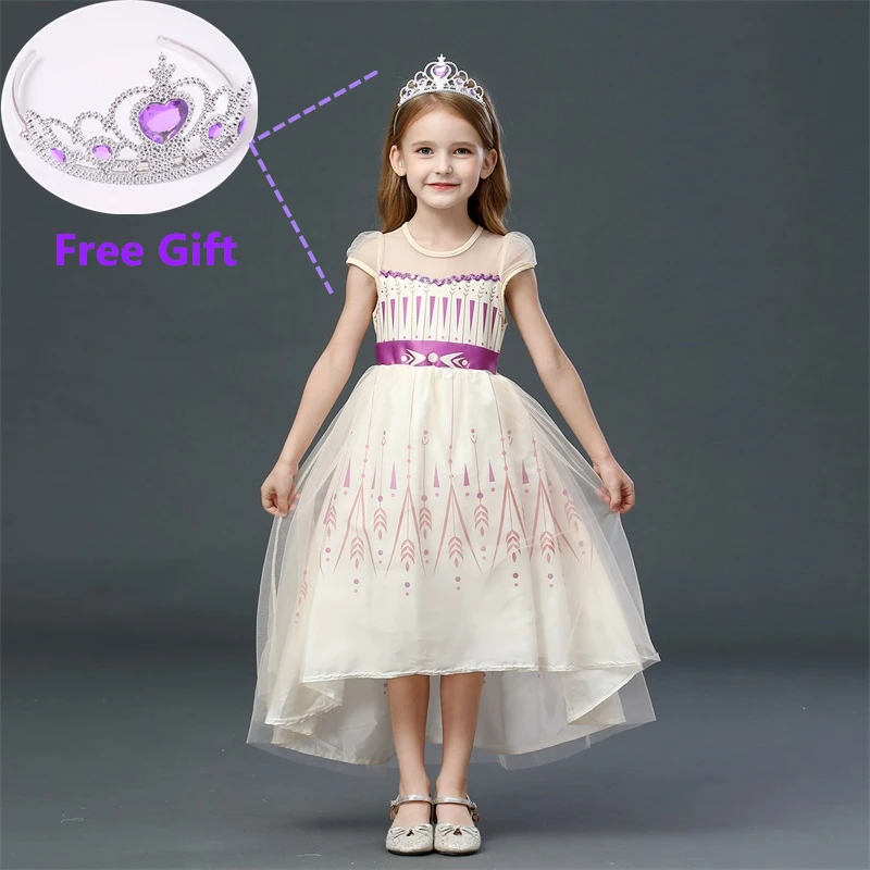 Платье Снежной Королевы Эльзы и Анны маскарадный костюм принцессы платье для