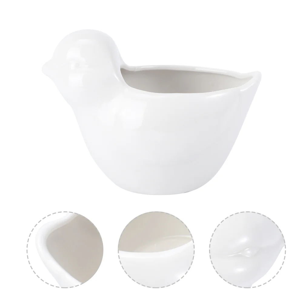 

1pc Bird Modeling Ceramic Flowerpot Creative Animal Modeling Flowerpot