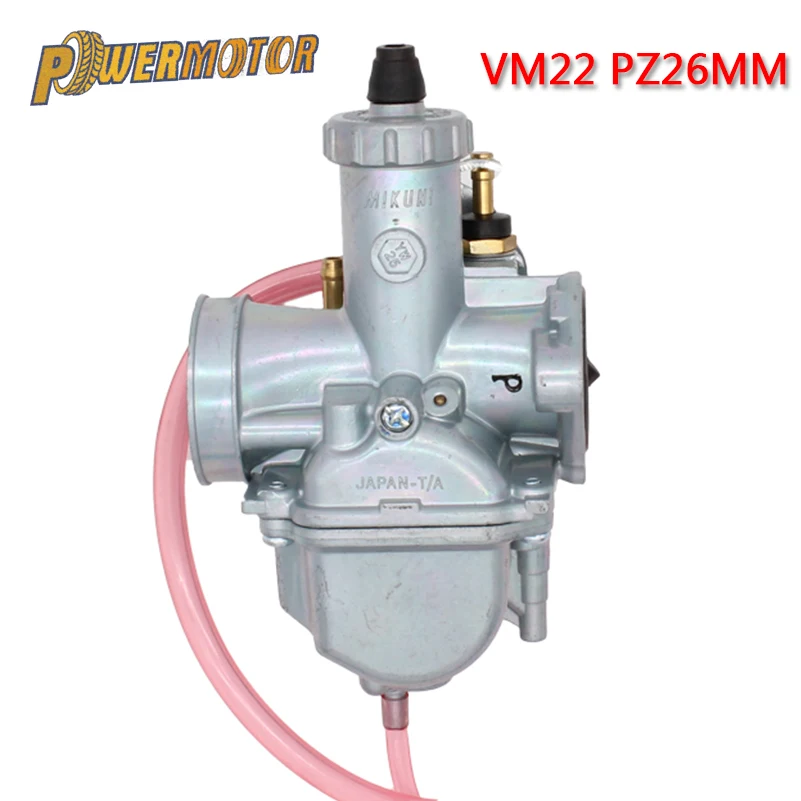 Моторный карбюратор мотоцикла VM22 Mikuni для 110cc 125cc 140cc Байк Atv Pz26 горизонтальный