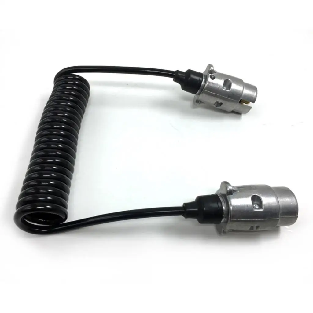 

7 Pin 12V Trailer Socket Aluminum Trailer Connector Towbar Plug High Performance