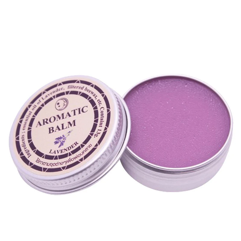 Лавандовый ароматический бальзам помогает спать Успокаивающий Крем эфирное