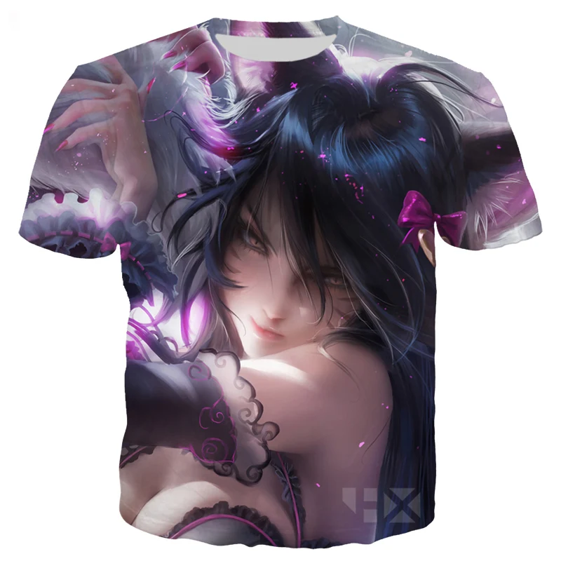 Игры Лига Легенд Футболка Мужская/женская одежда 3D принт герой кожи футболки