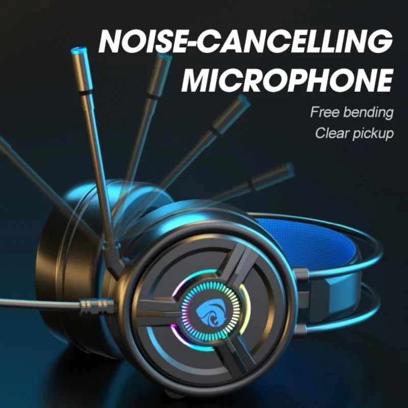 LOVEBAY Cat Ear Wired Headset Stereo Over-head Gaming Noise Cancel Headphone With High Sound Quality Omnidirectional Mic | Электроника