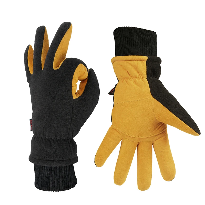 Зимние теплые флисовые перчатки OZERO для сноуборда снега лыж мужские и женские