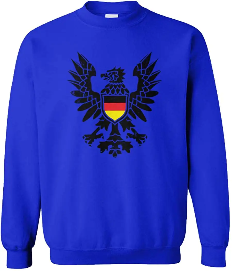 Немецкий черный орел-Deutschland Crest унисекс свитер с круглым вырезом Унисекс Мужская