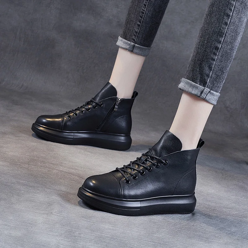 

Fashion Boots Women Hot Large Women's Autumn Boots Brand Design Platform Boots Round Party Women Shoes Women's Shoes Footwear