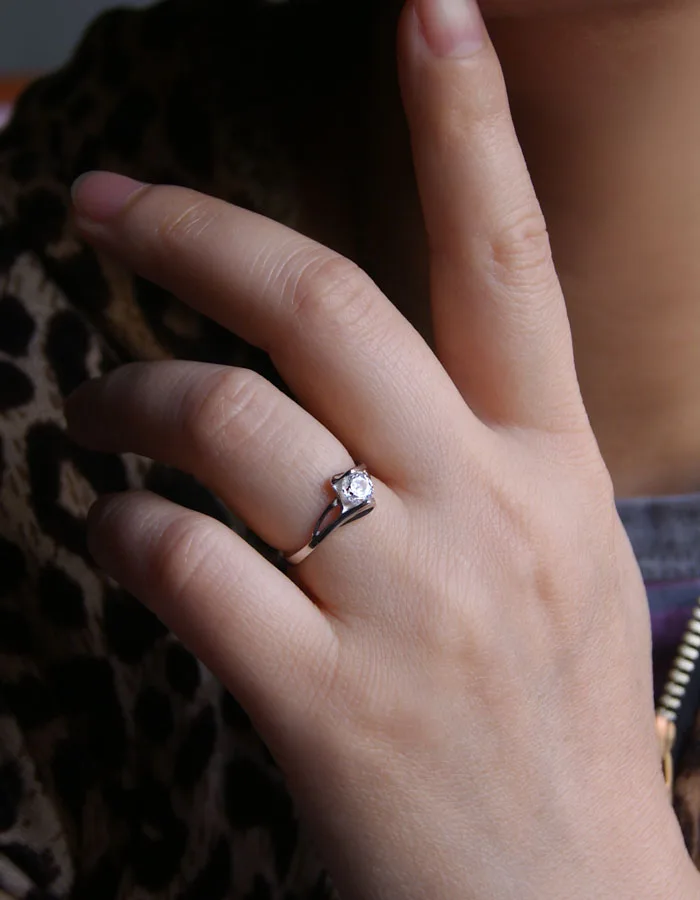 Новинка рождественский подарок классическое обручальное кольцо из натурального