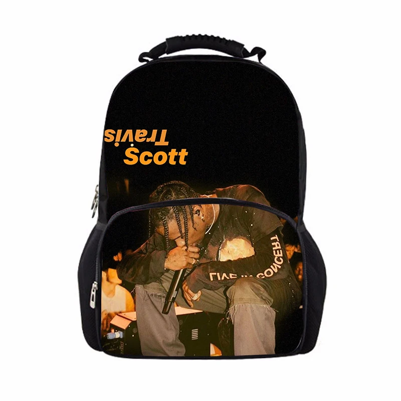 Трэвиса Скотта 17 дюймовый рюкзак студенческий школьный подростковый Рюкзак Mochila