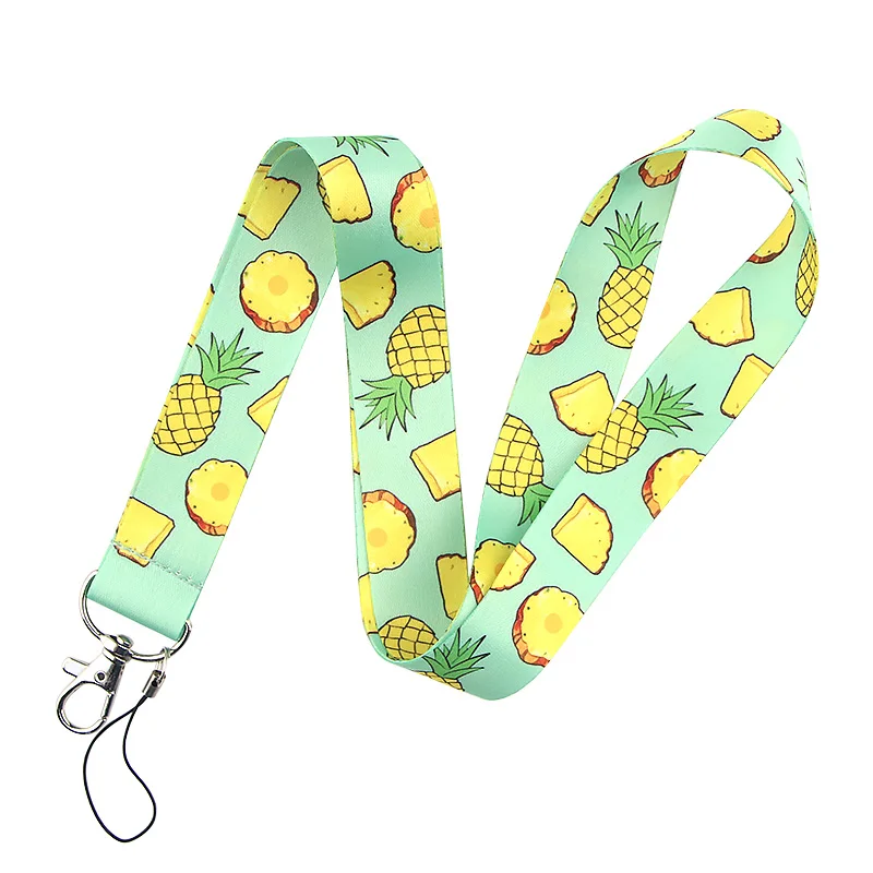 

Homegaga Lanyards с принтом ананаса, фруктовый ремешок для ключей, держатель для телефона, оригинальный ремешок для шеи, веревка для друзей D2443