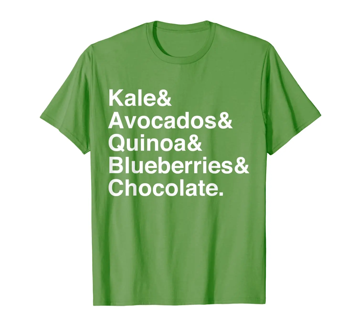 

Kale Avocados Quinoa Blueberries Chocolate T-Shirt