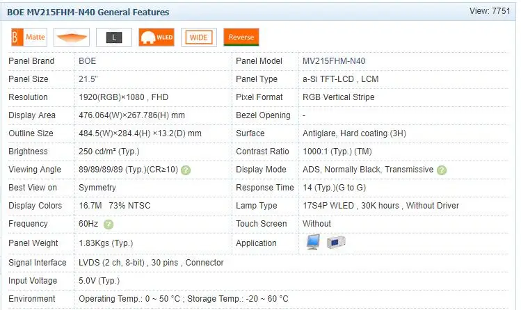 ЖК-экран Модель LM215WF9 SSA1 SS A1 для acer C22-860 C22-865 все-в-одном компьютере