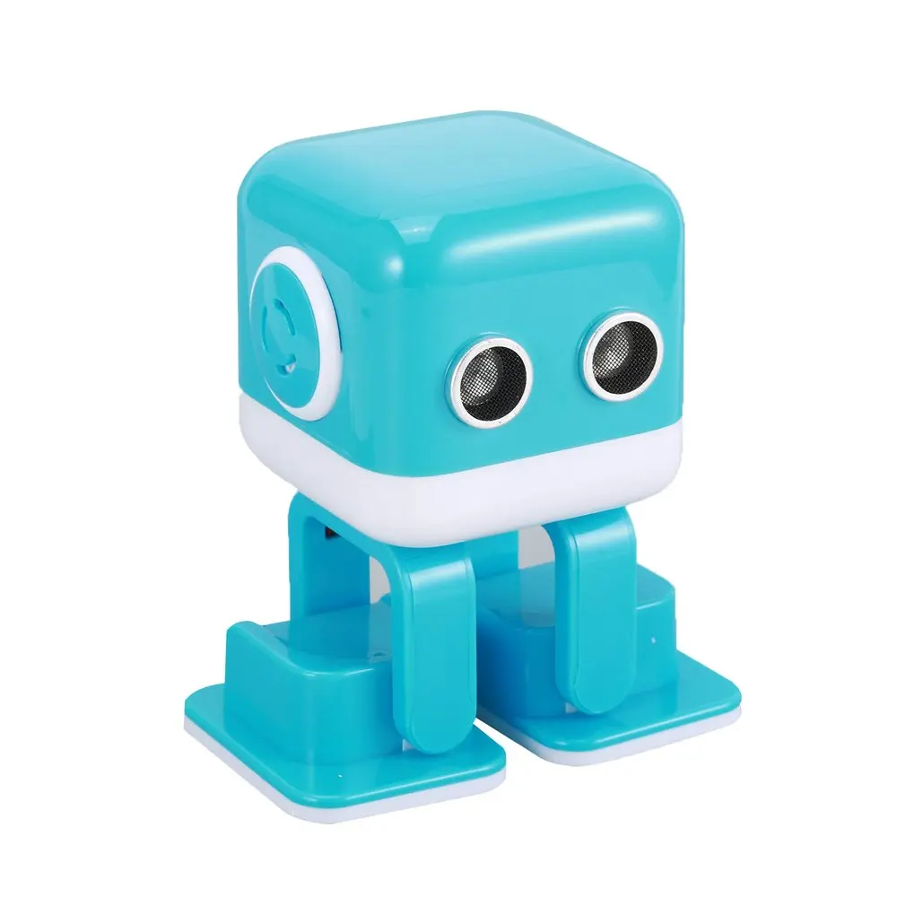 WLtoys Cubee F9 Интеллектуальный мини робот ходьба музыка танцевальный свет детская игрушка Программирование приложение дистанционное управление препятствия авои танец