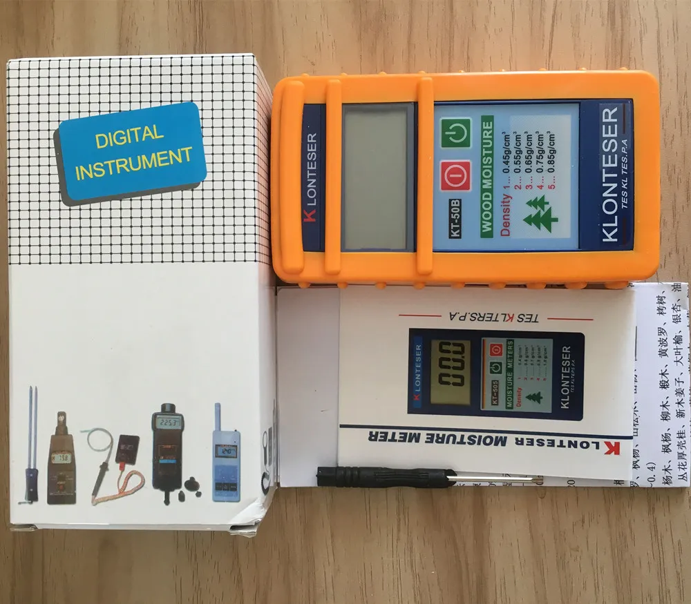 Справочный измеритель влажности древесины бумаги диапазон измерения 2 ~ 90%