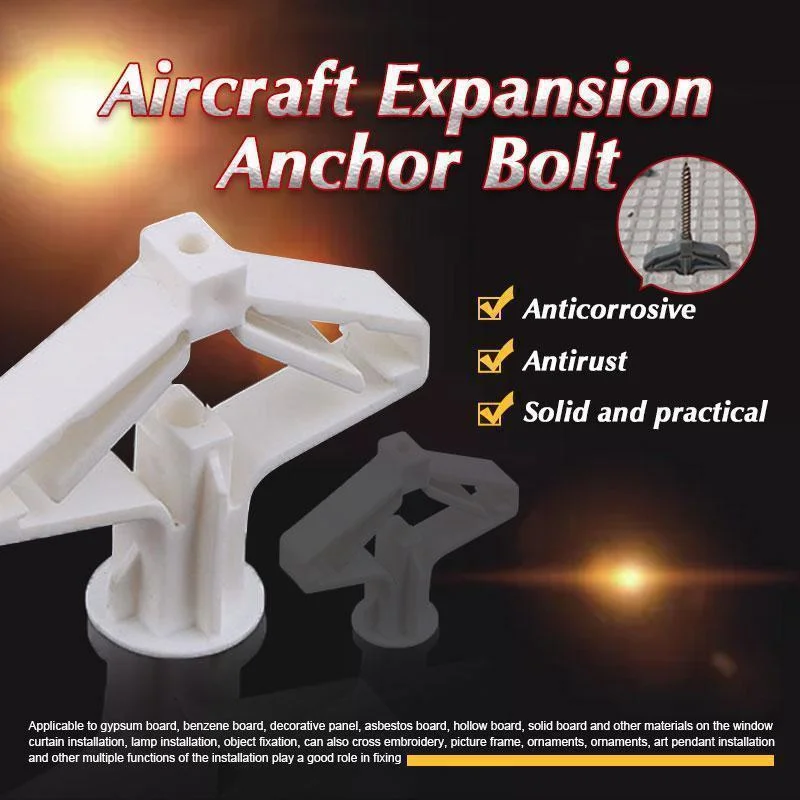 

10/20pcs Expansion Drywall Anchor Kit Self Drilling Wall Home Pierced Special For Nylon Plastic Gypsum Board dropshipping