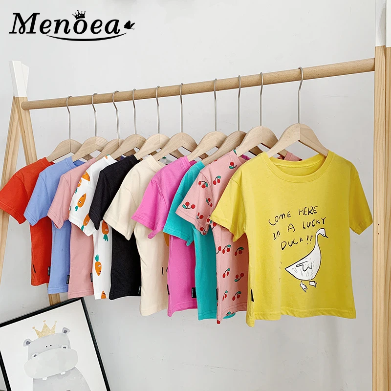 

Menoea 1-7Y Kids Fashion T-shirts 2020 Summer New Arrivals Girls Boys Cartoon Cute Tops Toddler Baby Cool Outfits Children Shirt