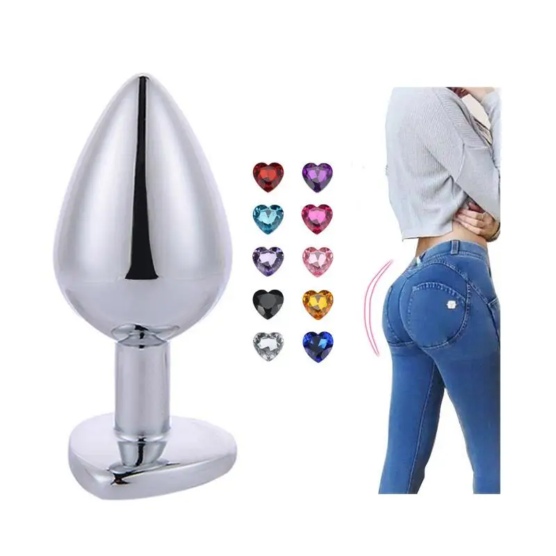 QISE ювелирное Анальная пробка Среднего Размера Открытый Всепогодный стальной