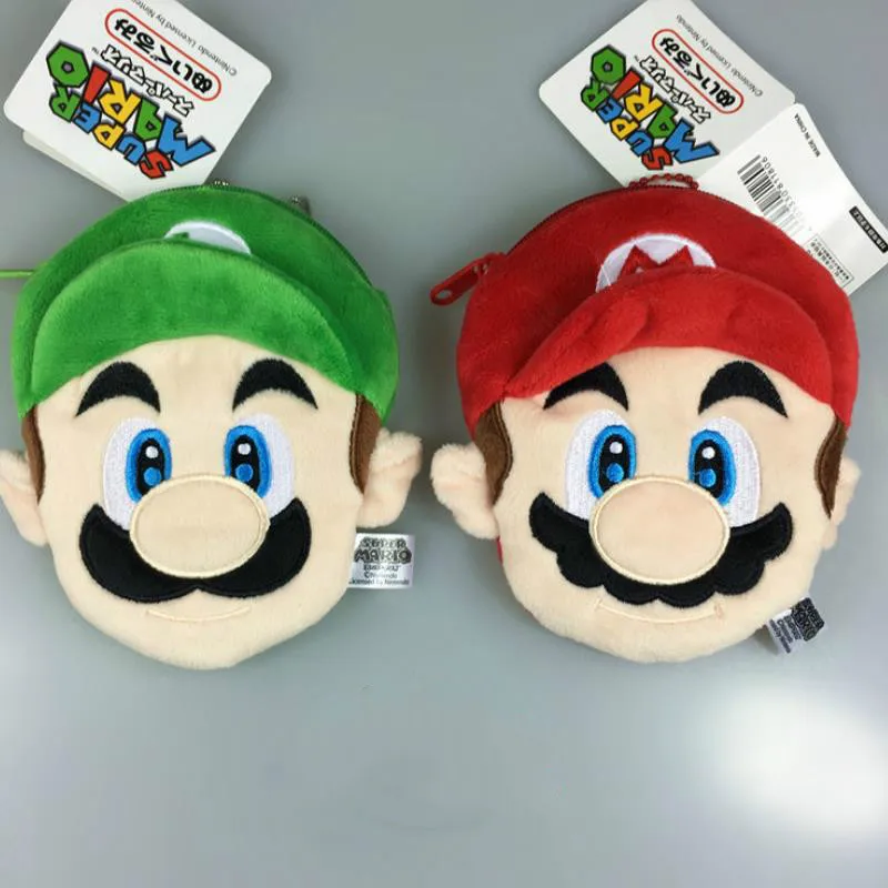 1 шт. милый 2 стиля мультфильм Супер Марио Bros Портмоне кошелек унисекс многофункциональная кавайная сумка аниме плюшевые кошельки игрушки подарок