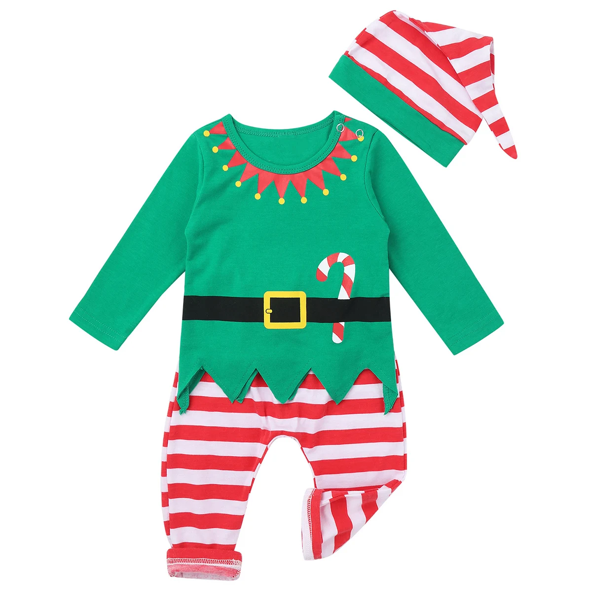 DPOIS/карнавальный костюм для новорожденных Рождественский эльфа необычное