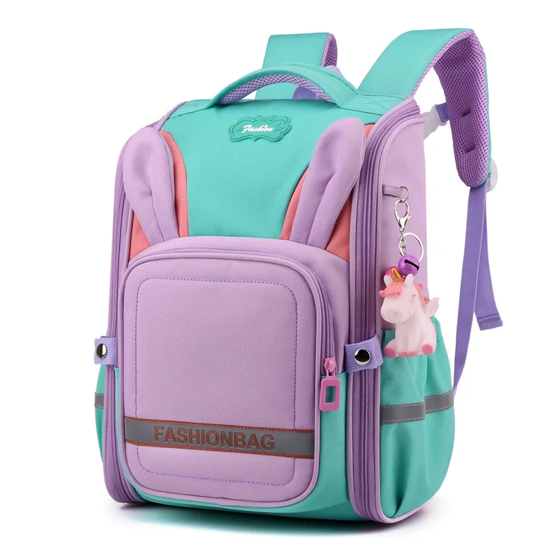 Водонепроницаемый детский ортопедический рюкзак для девочек, школьный ранец для начальной школы, Детская сумка для учебников