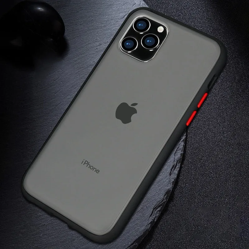 matte translucent case for iphone 11 pro max 6 6s 7 8 plus coque luxury silicone cover phone case for iphone x xr xs max se 2020 free global shipping