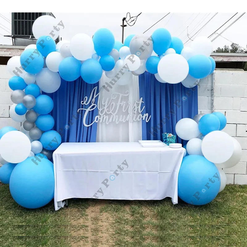 100 шт./компл. детские праздничные шары для мальчиков гирлянда фотоаксессуары дня