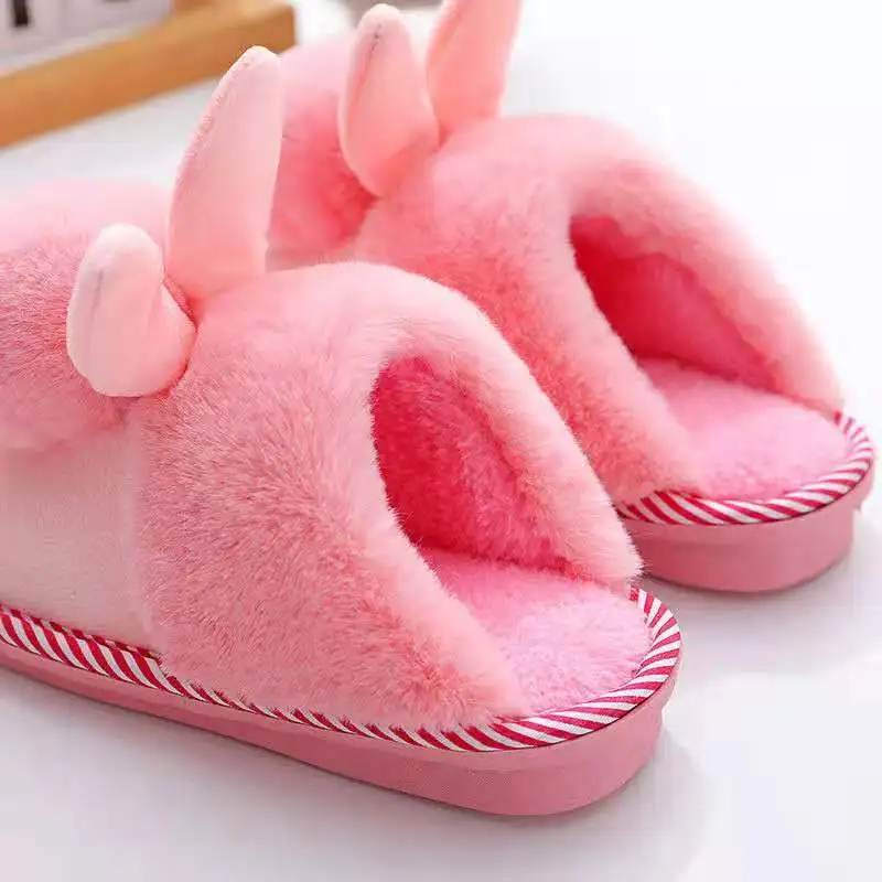 Детская домашняя обувь для маленьких девочек мягкие пушистые домашние тапочки