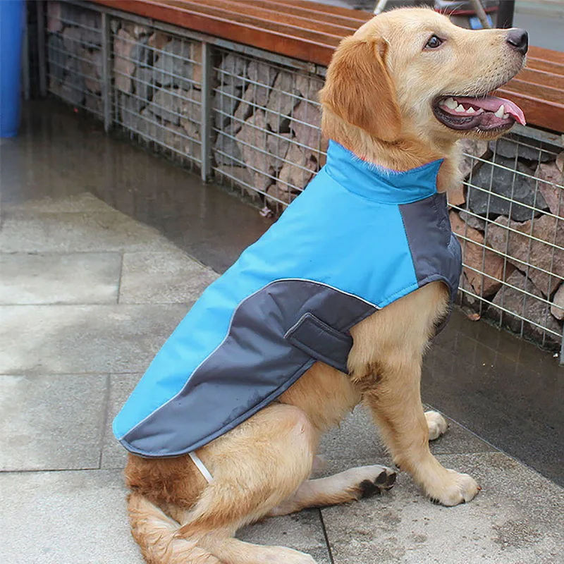 Зимнее пальто для собак теплая водонепроницаемая куртка щенков жилетка одежда