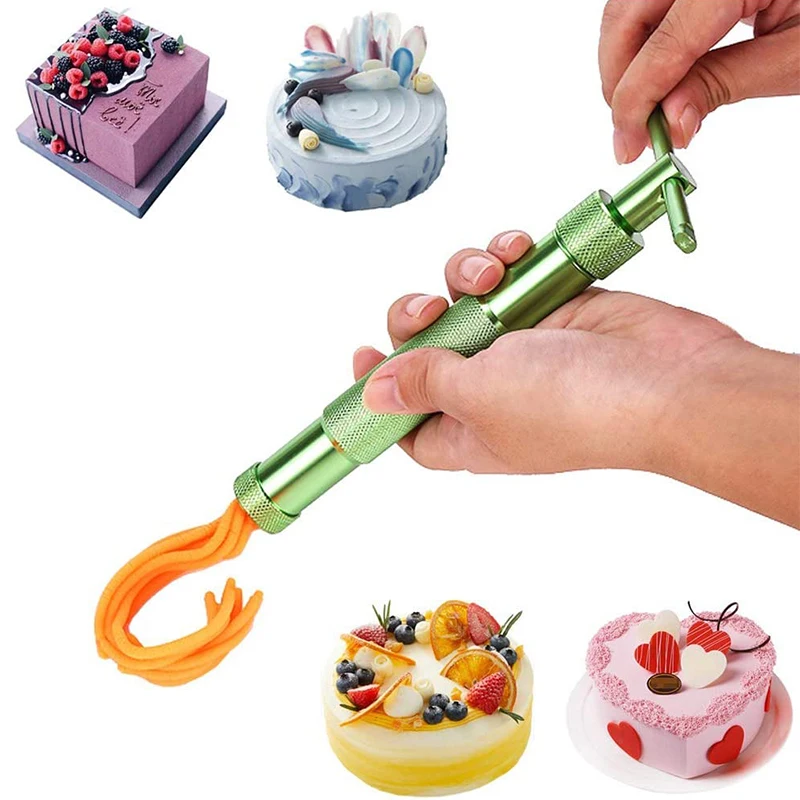 

Clay Extruders Fondant Cake Baking Tools Clay Sugar Paste Extruder With Tips Clay Tools Sculpture Machine Gun Kitchen Tools