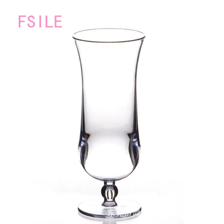 Классическая модная прозрачная пластиковая чашка для сока 500 мл Hurricane