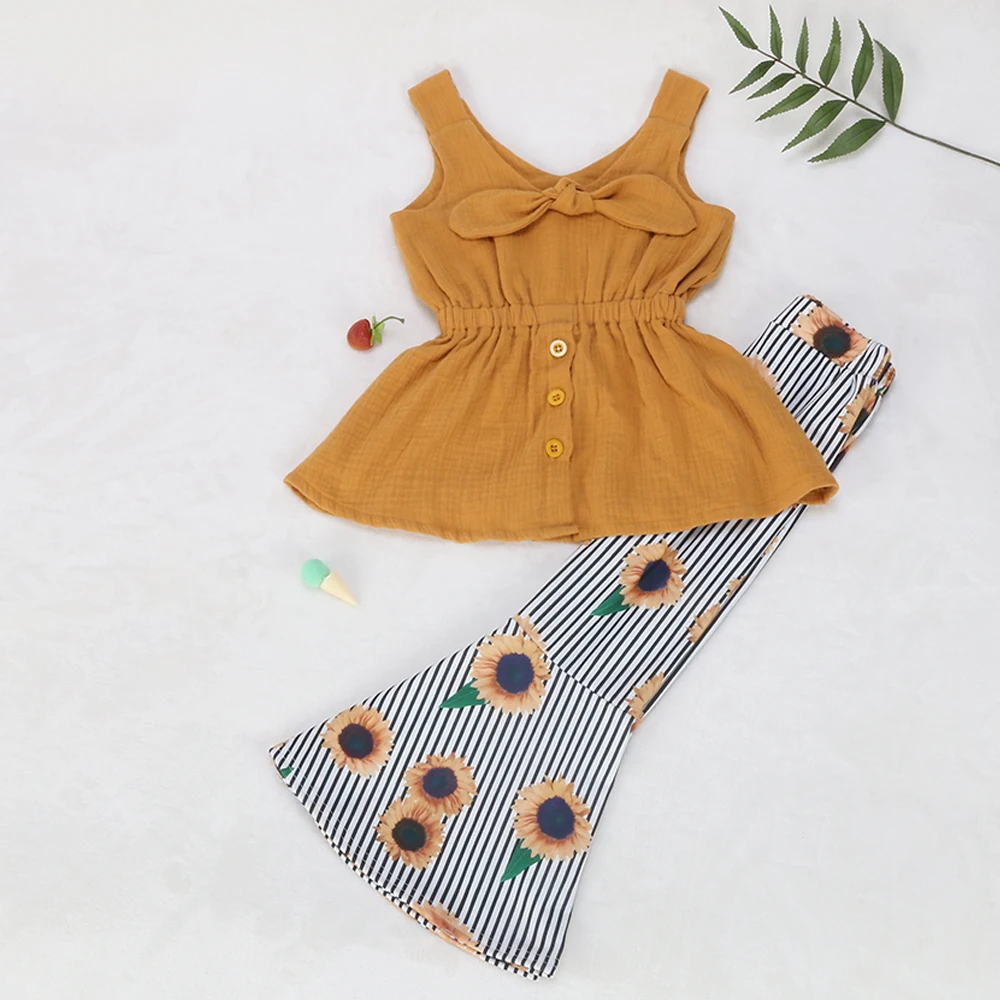Girl Dress Baby Girls Clothing Sets Boutique Kids Summer | Мать и ребенок