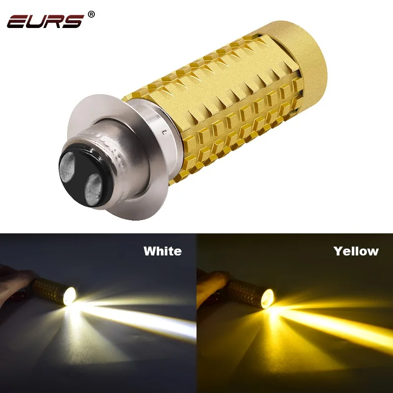 

Мотоцикл светодиодный фары для H6M P15D светодиодный Hi/короче спереди и длиннее сзади) луч 3000K 6000K светодиодный 3000LM Мотоцикл Скутер ATV фары свето...