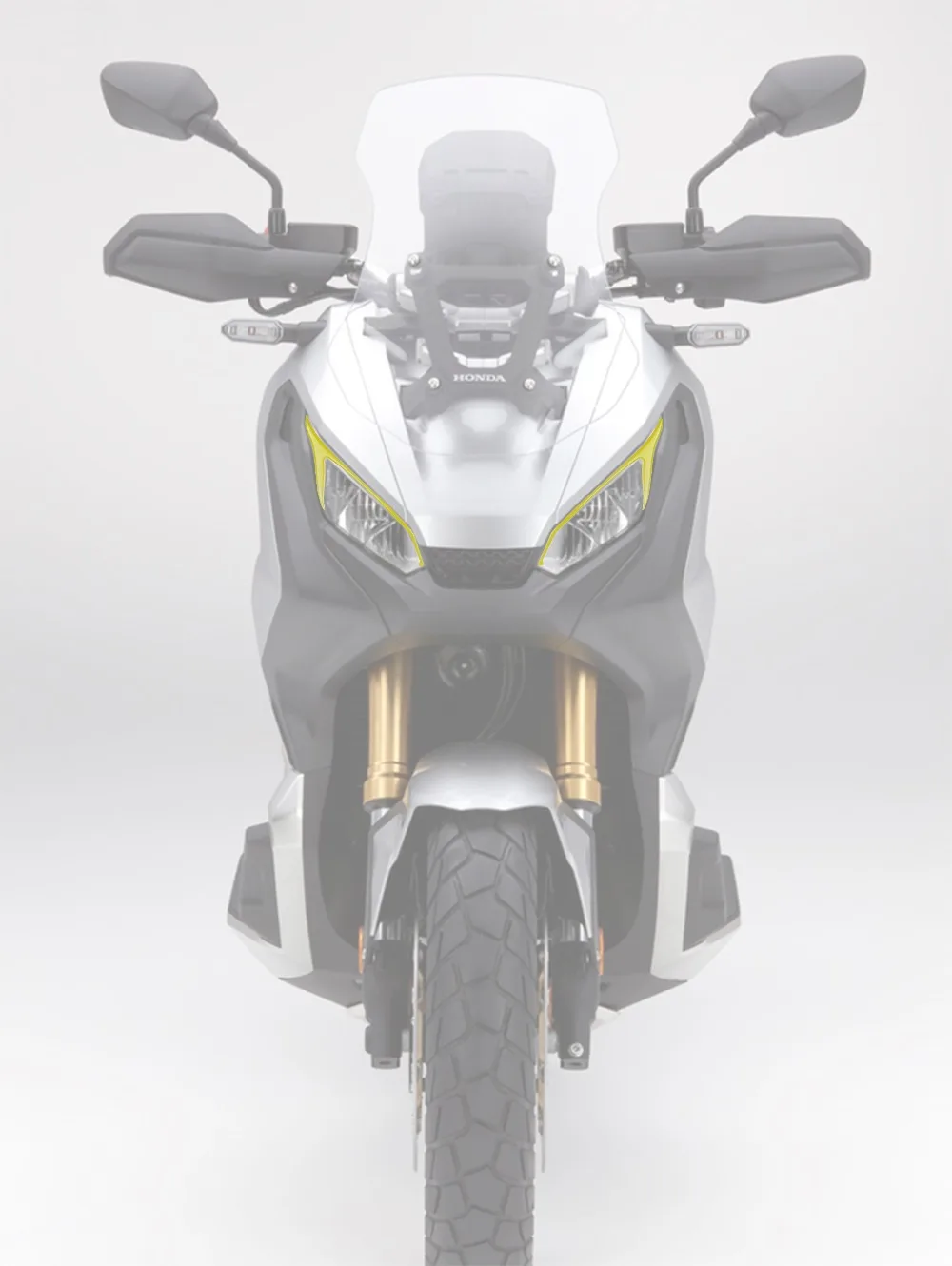 Подходит для Honda X-ADV XADV 750 adv фары украшения мотоцикл наклейка на фары 3D Наклейка на фары неглубокие брови