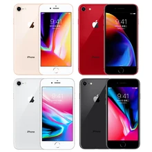 Apple iPhone 8  Celulares 64GB/256GB ROM 2GB RAM Wireless Charging Hexa Core NFC Celular Samrtphone Mobile Phone