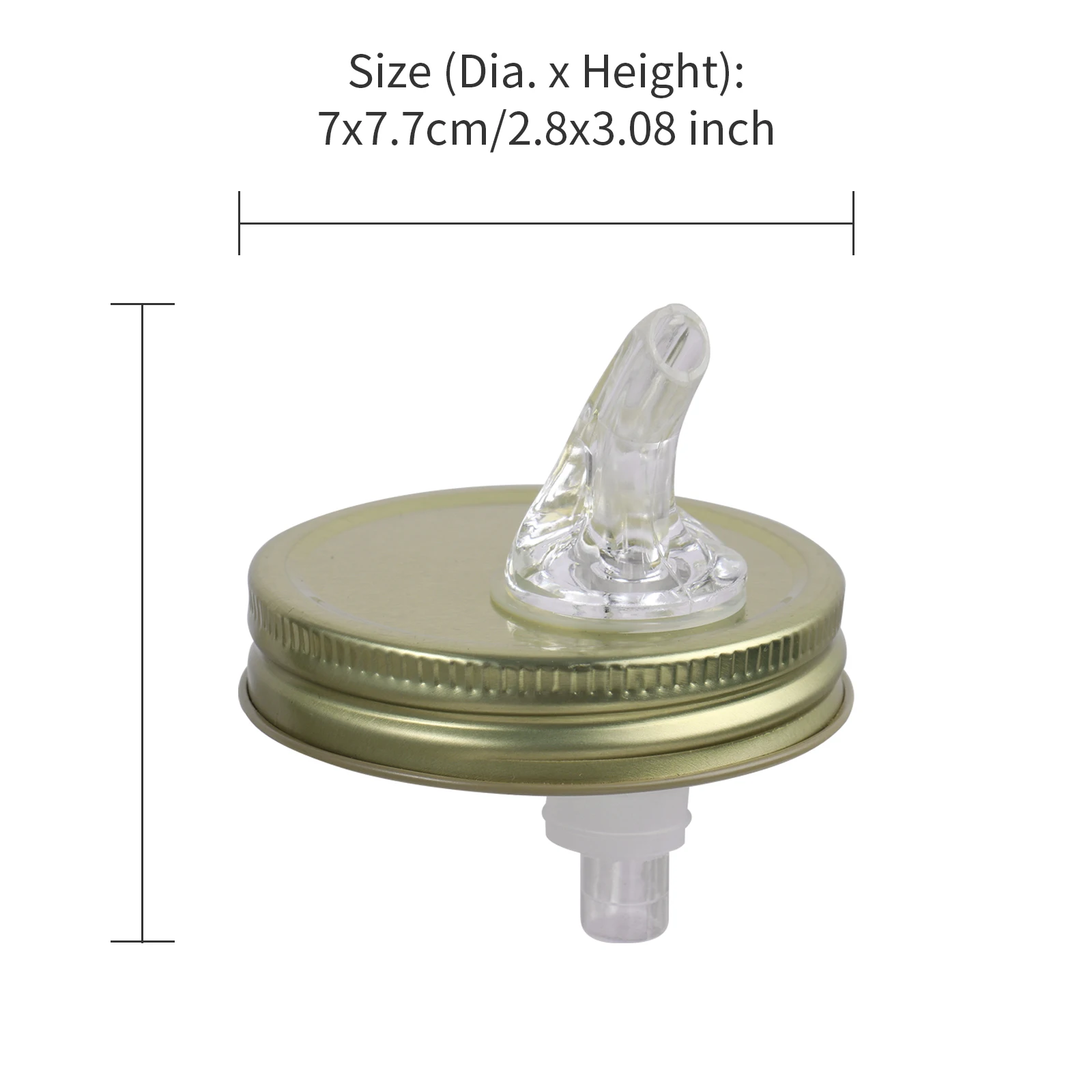 2 Canister Nozzle Cap Oil Pour Nozzle Dispenser Cap Pour Spouts Lids Cap for Mason Jar Pouring Nozzle Lid For Oil Milk Vinegar images - 6