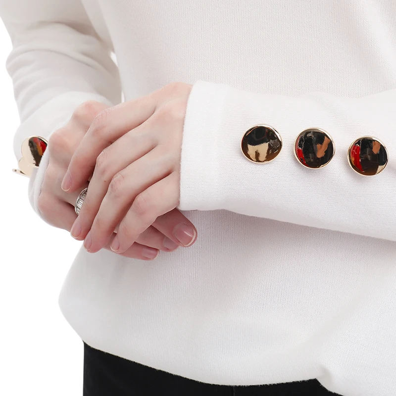 

Women Tops Solid Color Casual Off Shoulder Top Long Sleeve Women's Button Shirt Top Blouse Plus Size Women