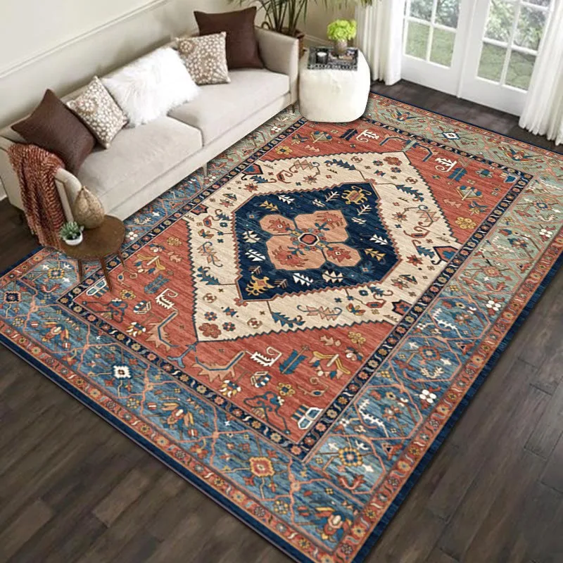 

Carpet Ethnic Living Room Floor Mats Bohemian Rug Bedroom Decoration Home Entrance Doormat Bathroom Anti-Slip Floor Mats Doormat