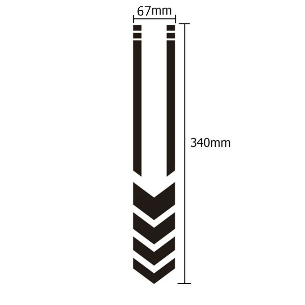 

Motorcycle Fender Stickers Scooter Refit Decals Striped Reflective Stickers Decorative Waterproof Stickers Safety Warning Tape