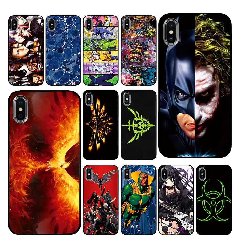 Синий морской черный ТПУ для iPhone 5 5S SE 6 6s 7 8 Plus X XS Max XR чехлы