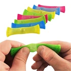 Сенсорные игрушки, мраморный s-шар, аутизм, СДВГ, беспокойство, планшетофон, EDC, снятие стресса, ручная игрушка, плетеная сетка, легко согнутая с мрамором