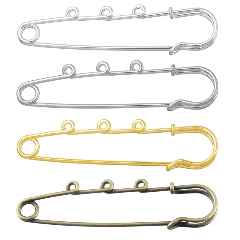 MJARTORIA 8 шт. 5 отверстий булавки для самодельных броши фурнитура 7 6*1 9 см хиджаба