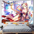 Милый красивый женский домашний фон настенный гобелен аниме девушка фреска спальня фоновое украшение розовый милый модный Женский дом