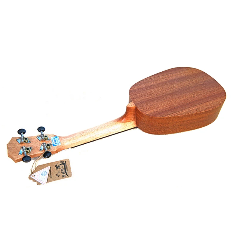 21 &quotминиатюрная гитара укулеле сопрано фирмы 15 лада ананас в форме Sapele Ukulele 4