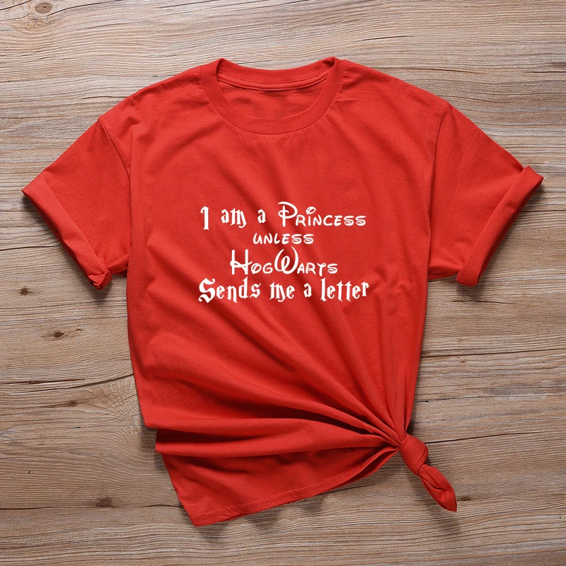 Я принцесса если Хогвартс не отправит мне письмо женская футболка Христианские