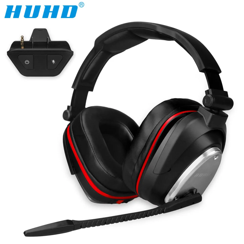 HUHD USB 7.1 Wireless Gaming Headset for PS5 PS4 PS3 Xbox One PC TV Noise Cancelling Stereo Game Headphone W/Mic enlarge