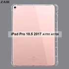 Силиконовый чехол для iPad Pro 10,5, 2017, A1701, A1709, прозрачный мягкий чехол с держателем для карандаша для iPad Air 3, A2123, a2152