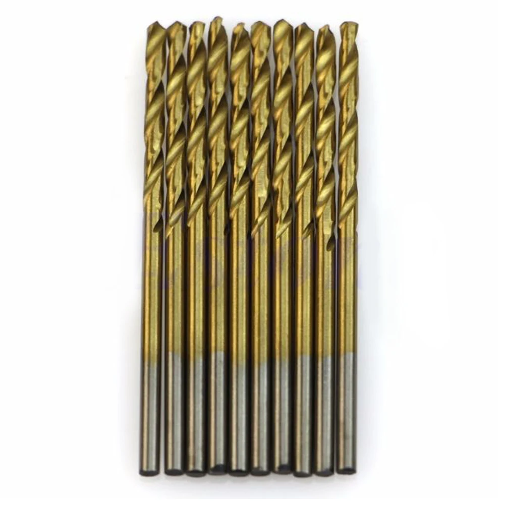 

1/1.5/2/2.5/3mm Titanium Coated HSS High Speed Steel Drill Bit Set Tool