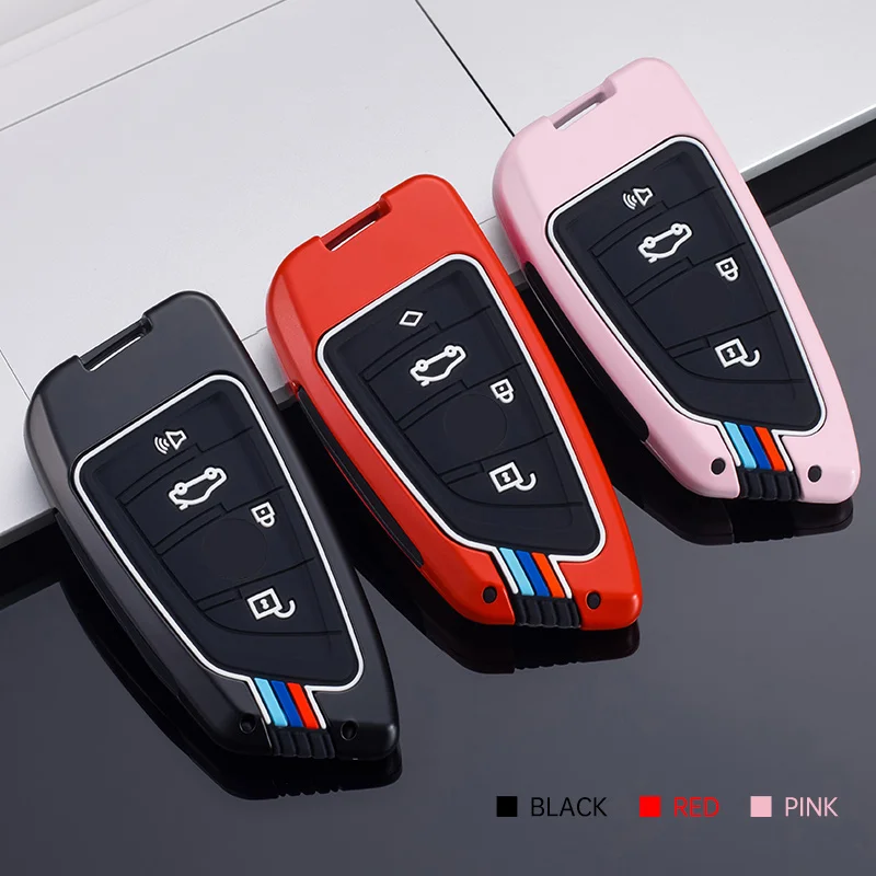 

Zinc Alloy Silica Gel Car Key Case Shell Buckle Luminous For BMW F20 G05 G20 G30 X1 X3 X4 X5 X6 F25 F30 F31 F34 Accessory Bracke