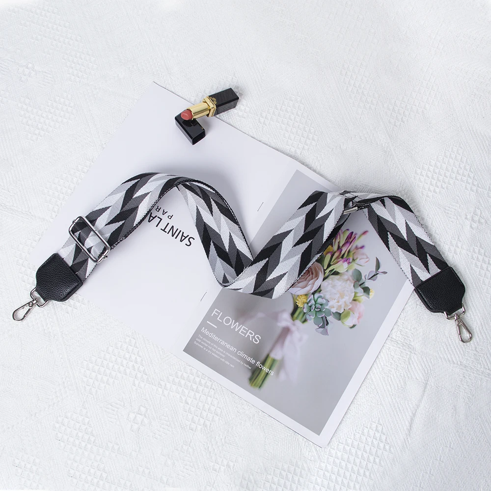 Fabric Wide Leather Shoulder Strap DIY Crossbody Messenger Bag Strap All-Match Adjustable Handbag Replacement