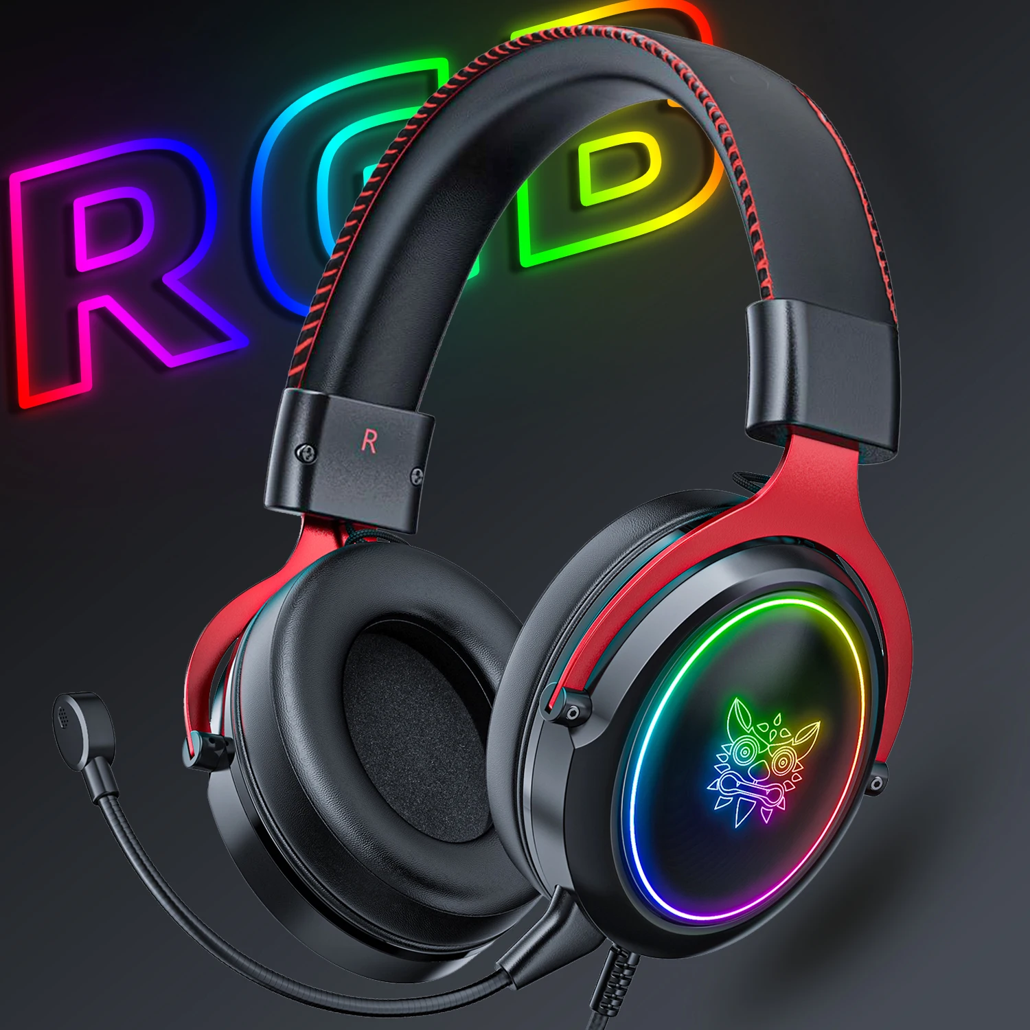 

Gaming Headphones Game Headset Gamer Noise Reduction Removable Microphone Stereo Wired Earphone For PS4 XBOX Computer PC Phone