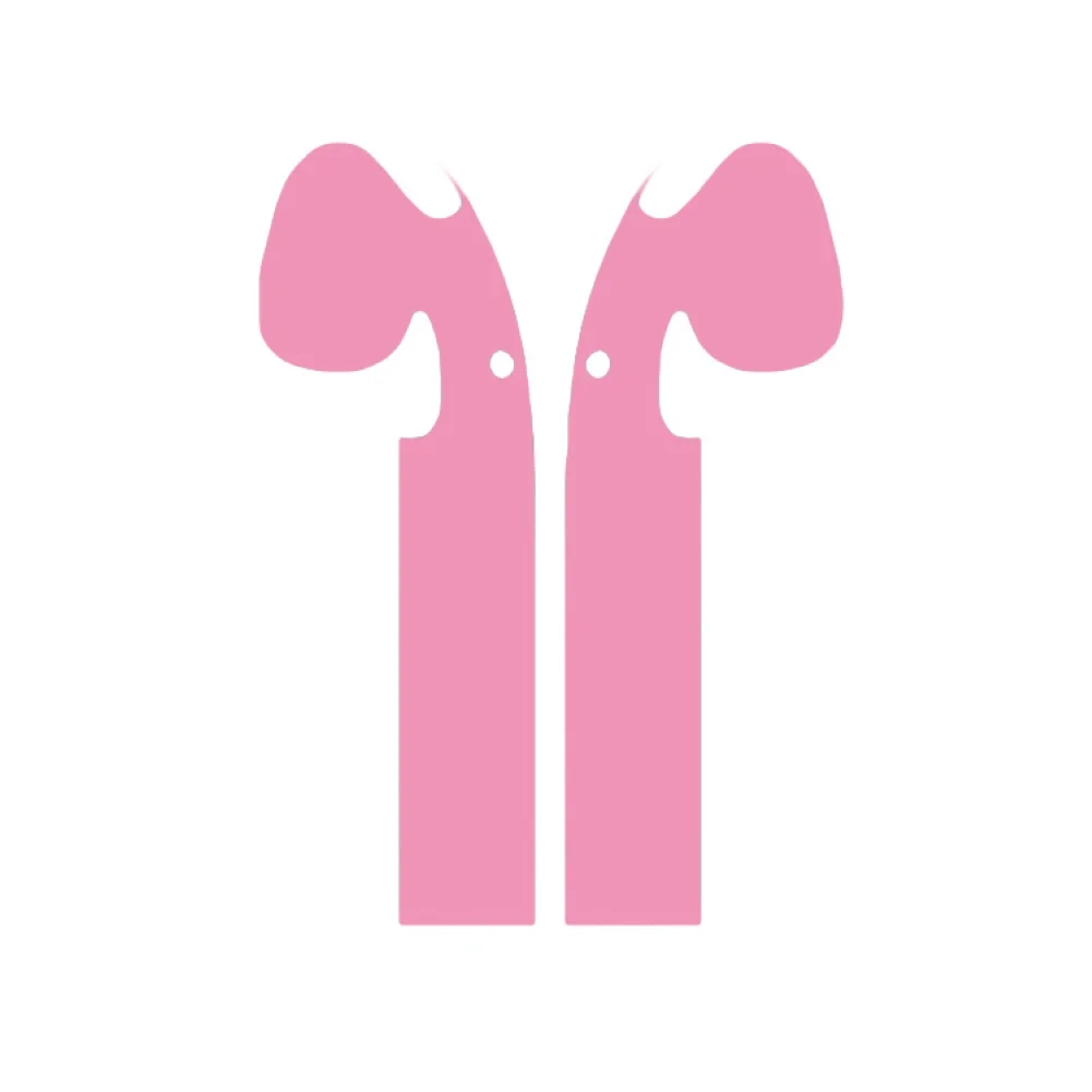 Универсальный сплошной цвет ПВХ клей Bluetooth наушники стикер наклейка кожи для